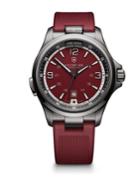 Victorinox Swiss Army Night Vision Stainless Steel & Rubber Watch