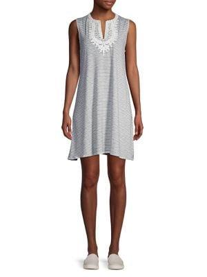 Max Studio Lace Crochet Shift Dress