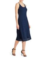 Lauren Ralph Lauren Striped Jacquard Cotton-blend Dress