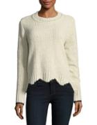 Design Lab Lord & Taylor Scalloped Sweater