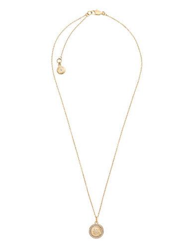 Michael Kors Mother-of-pearl Goldtone Pendant Necklace