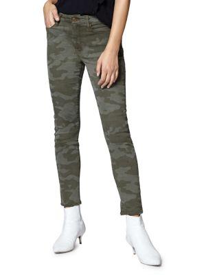 Sanctuary Social Standard Camo-print Ankle Skinny Jeans