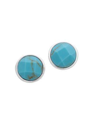 Ralph Lauren Button Stud Earrings