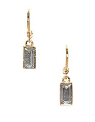 Vince Camuto Pave Crystal Huggie Earrings