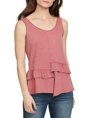 William Rast Sarah Ruffle Tank Top