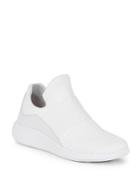 Donna Karan Cory Leather Sneakers