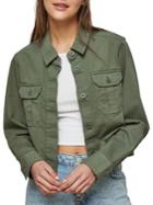 Miss Selfridge Back-slogan Shirt Jacket
