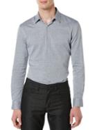 Perry Ellis Long Sleeve Cotton Button-down Shirt