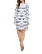 Two By Vince Camuto Striped Shirtdress