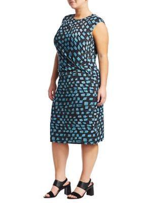 Nic+zoe Plus Vivid Twist Dress