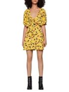 Bcbgeneration Bow-tie Ruffle Mini Dress