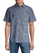 Tommy Bahama Island Printed Short Sleeve Button Front Shirt