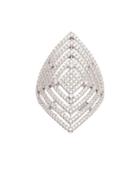 Lord & Taylor Cubic Zirconia Multi-diamond Design Ring