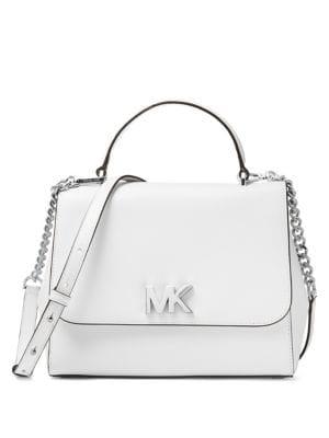 Michael Michael Kors Mott Medium Leather Top Handle Satchel