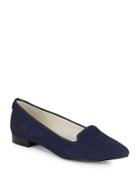 Anne Klein Oni Snake-look Leather Loafers