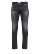 Only And Sons Stretch Dark Wash Jeans