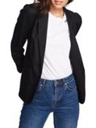 1.state Double Breasted Linen Blazer