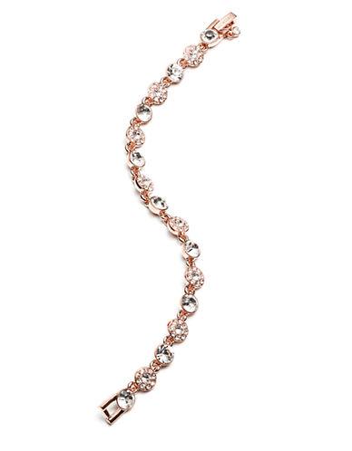 Givenchy Rose Gold Tone And Swarovski Crystal Flex Bracelet
