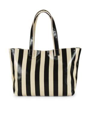 Core Striped Canvas Tote Bag
