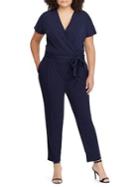 Lauren Ralph Lauren Plus Classic Tie-waist Jumpsuit