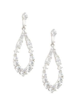 Nadri Mia Open Drop Cubic Zirconia Earring