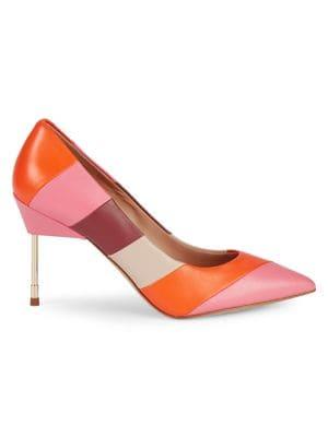 Kurt Geiger London Britton Mulle Colorblock Leather Heels