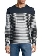 Selected Homme Striped Cotton Sweater