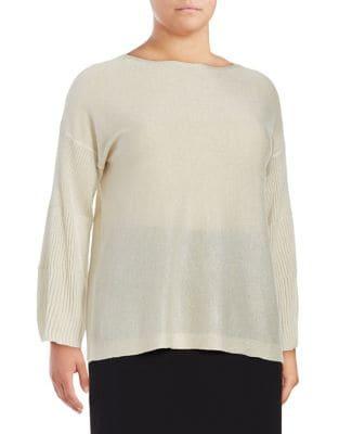 Vince Camuto Plus Long Sleeve Top