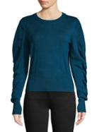Vero Moda Ruched Drapilo Knit Sweater