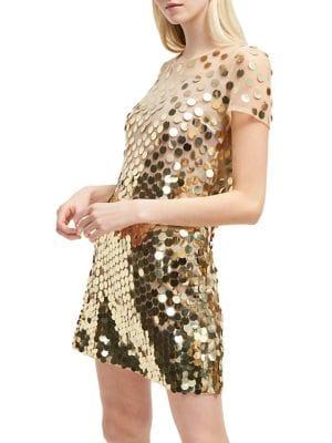 French Connection Basu Embellished Shift Dress