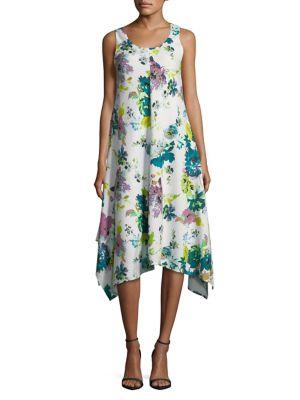 Context Floral Sharkbite Tank Dress