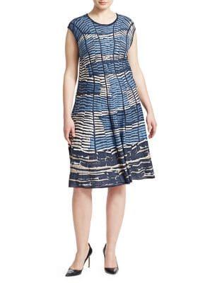 Nic+zoe Plus Mesmerize Twirl Dress