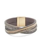 Design Lab Lord & Taylor Stripe Twisted Bracelet