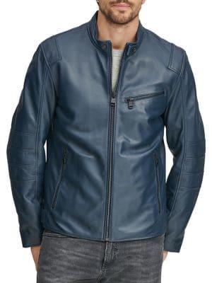 Andrew Marc Weston Leather Moto Jacket