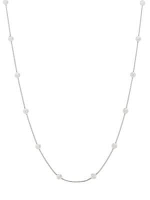 Lord & Taylor 925 Sterling Silver Station Necklace