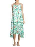 Kate Spade New York Floral Print Maxi Cover-up Dress