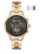Michael Kors Runway Goldtone Stainless Steel Touchscreen Bracelet Smartwatch
