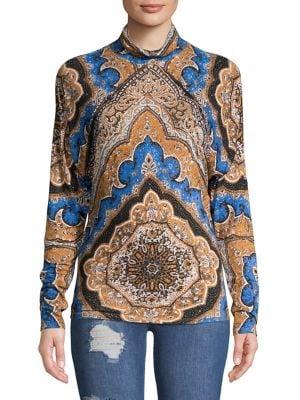 Free People Chase Me Highneck Top