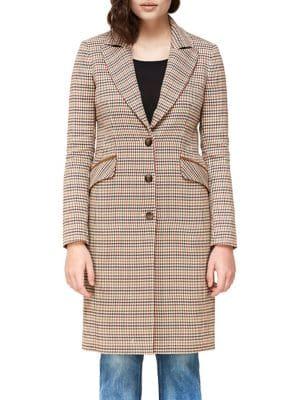 Soia & Kyo Jonelle Houndstooth Walker Coat