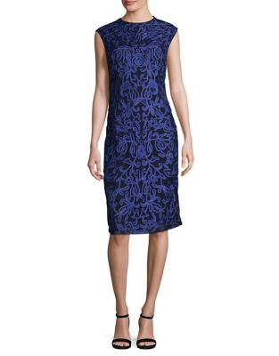 Js Collections Electric Sleeveless Sheath Dress