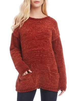 Karen Kane Chenille Double Pocket Sweater