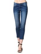 Flying Monkey Stripe Amour Cropped Skinny Jeans