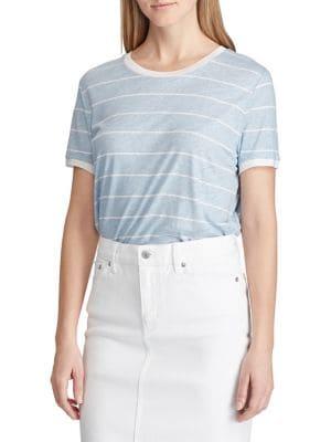Lauren Ralph Lauren Relaxed-fit Striped Tee