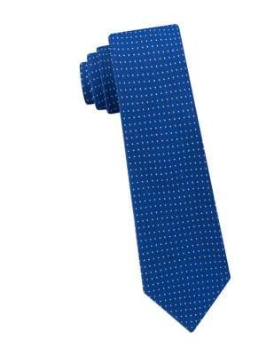 Calvin Klein Pop Dotted Silk-blend Tie