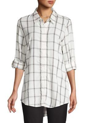 Calvin Klein Plaid Tunic