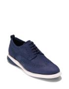 Cole Haan Grand Evolution Shortwing Suede Oxfords