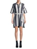 Calvin Klein Jeans Popover Striped Cotton Dress
