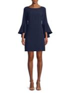 Eliza J Classic Bell-sleeve Dress