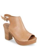 Kenneth Cole Reaction Tole Tally Heel Leather Sandals
