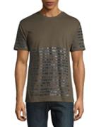 Highline Collective Military Print Cotton Tee